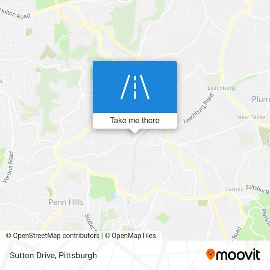 Sutton Drive map