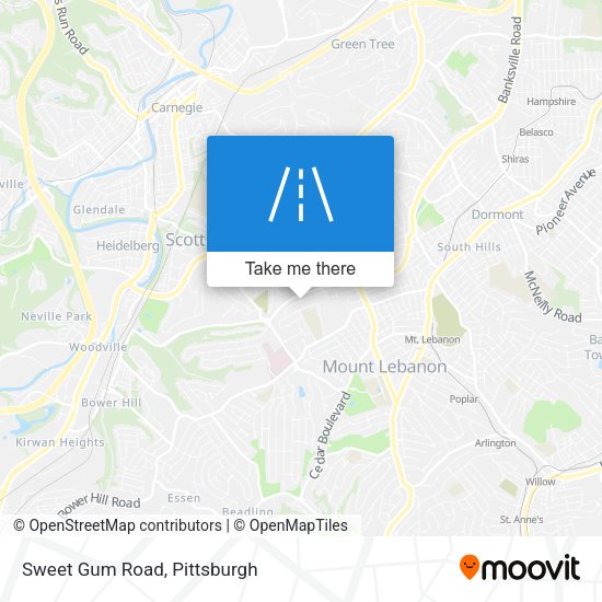 Mapa de Sweet Gum Road
