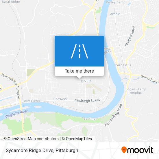 Sycamore Ridge Drive map