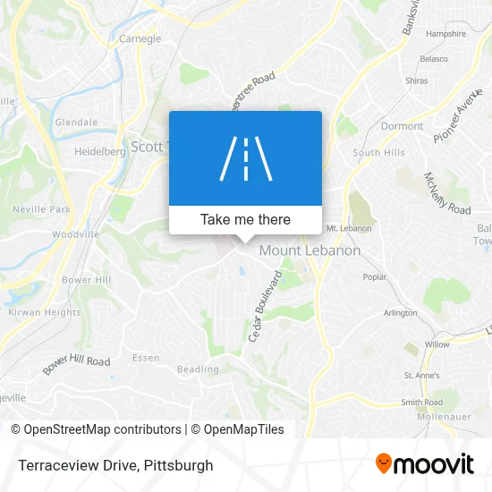 Terraceview Drive map
