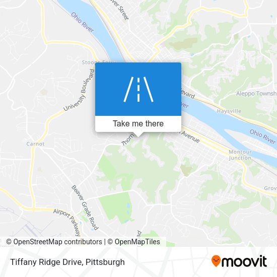 Mapa de Tiffany Ridge Drive
