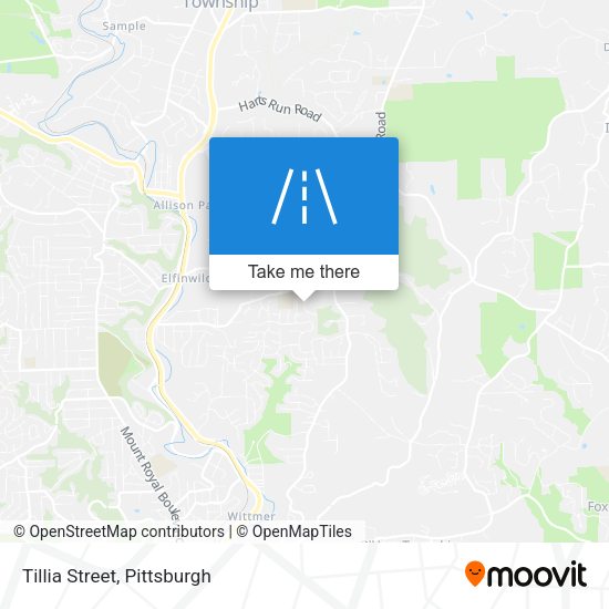 Mapa de Tillia Street