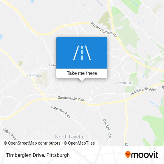 Timberglen Drive map