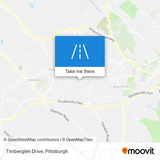 Timberglen Drive map