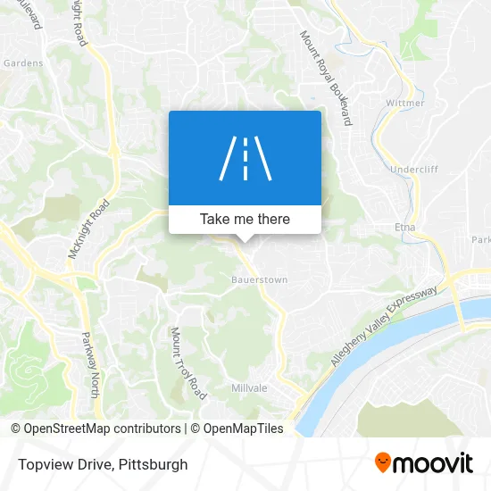Topview Drive map