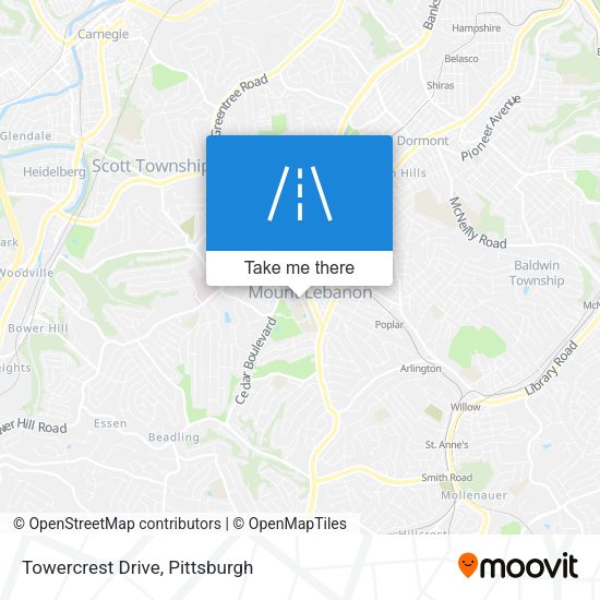 Towercrest Drive map