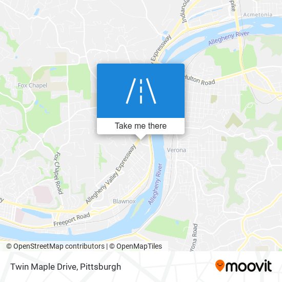 Mapa de Twin Maple Drive