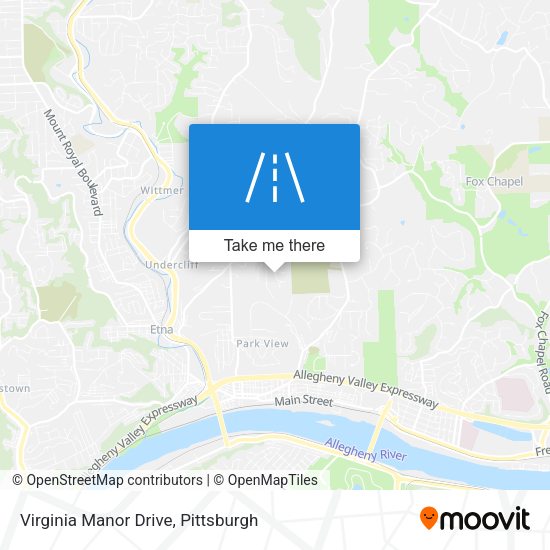 Virginia Manor Drive map