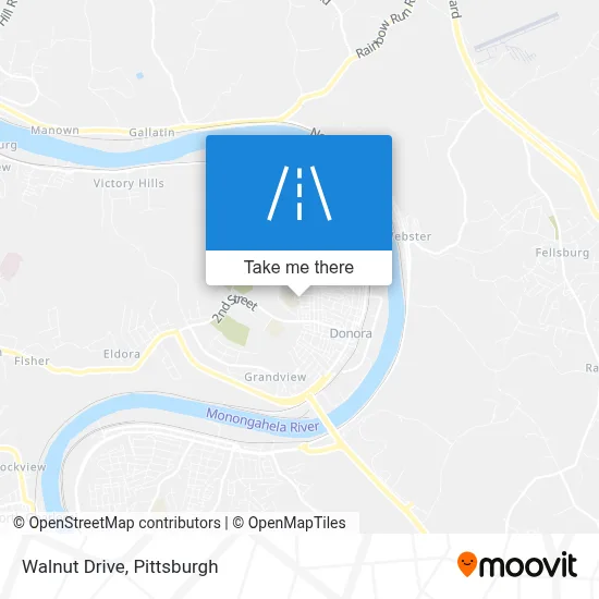 Walnut Drive map