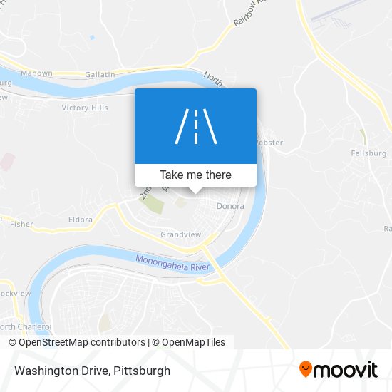 Washington Drive map