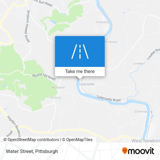 Mapa de Water Street