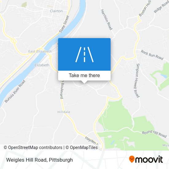 Mapa de Weigles Hill Road
