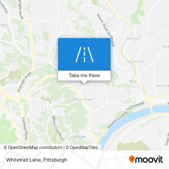Mapa de Whitetrail Lane