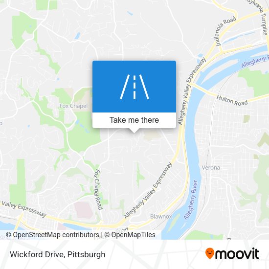 Mapa de Wickford Drive