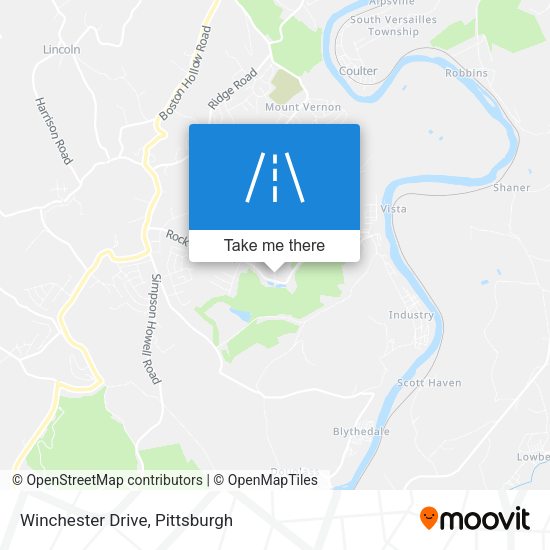 Winchester Drive map