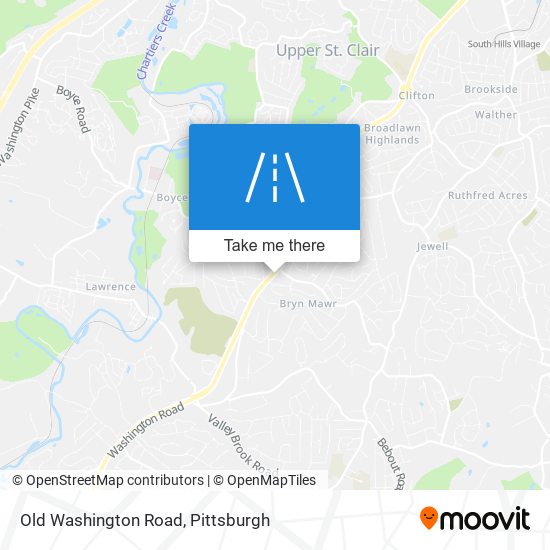 Old Washington Road map