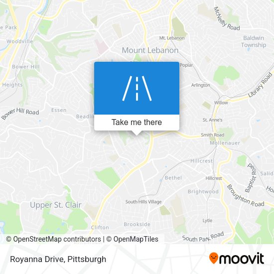 Mapa de Royanna Drive