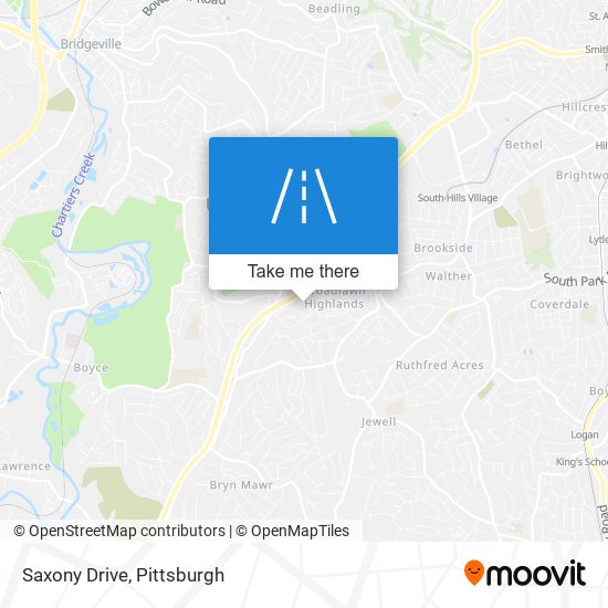 Mapa de Saxony Drive