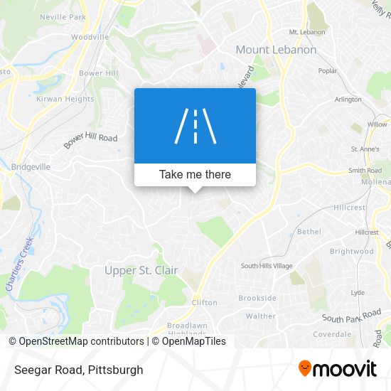 Mapa de Seegar Road