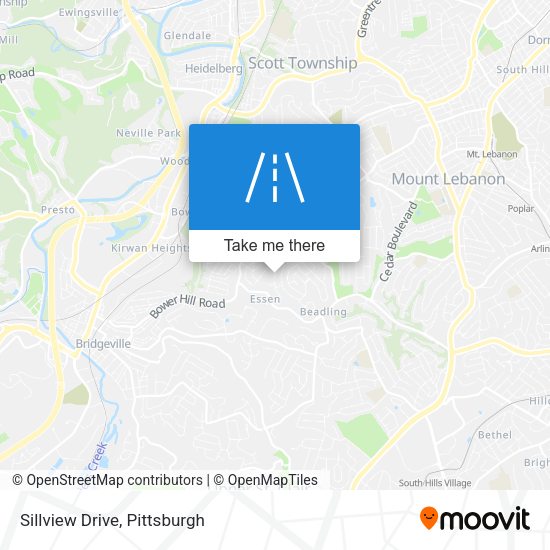 Mapa de Sillview Drive