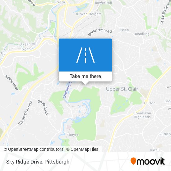 Sky Ridge Drive map