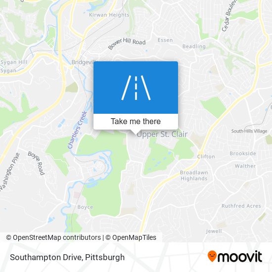 Mapa de Southampton Drive