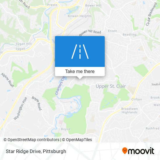 Star Ridge Drive map