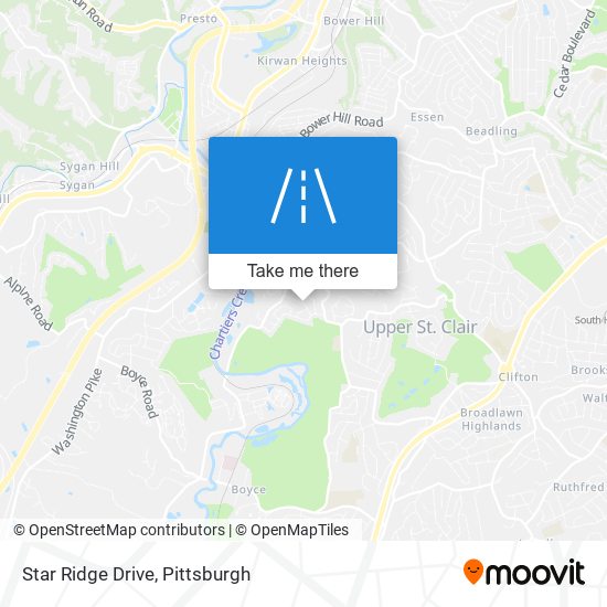 Mapa de Star Ridge Drive