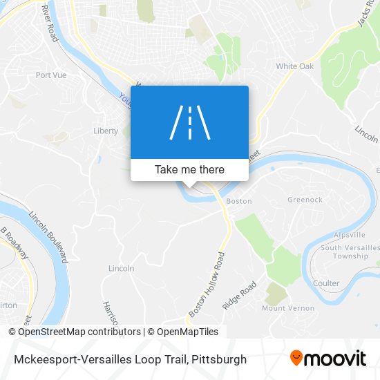 Mapa de Mckeesport-Versailles Loop Trail