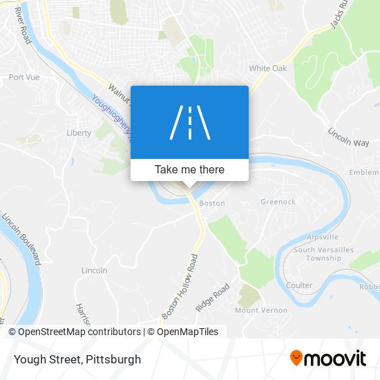 Yough Street map