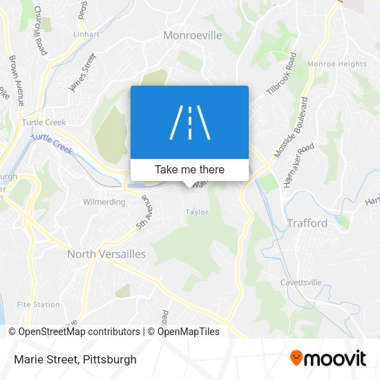 Mapa de Marie Street