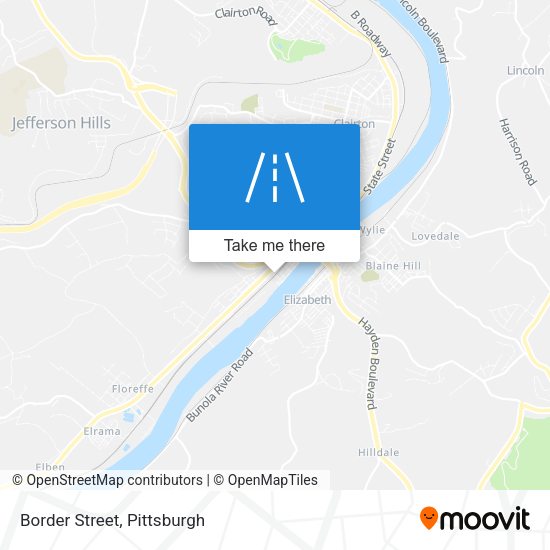 Mapa de Border Street