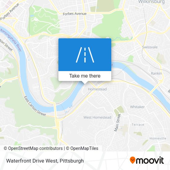 Mapa de Waterfront Drive West