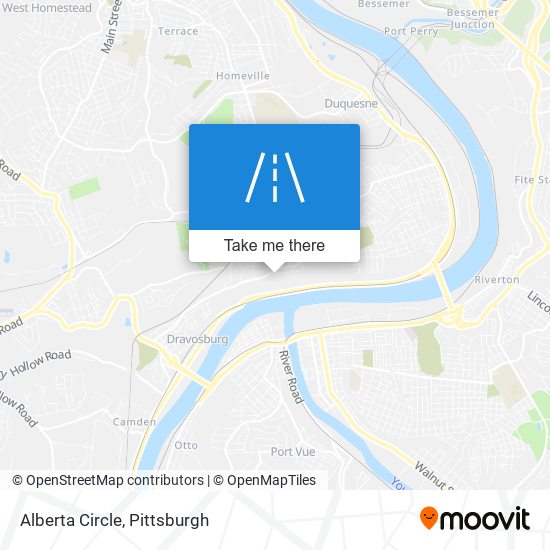 Alberta Circle map