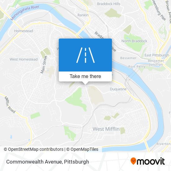 Mapa de Commonwealth Avenue