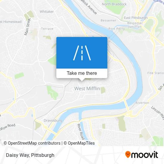 Daisy Way map
