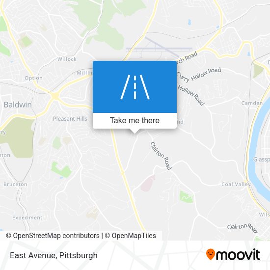 Mapa de East Avenue