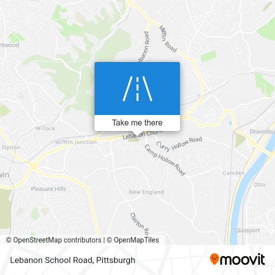 Mapa de Lebanon School Road