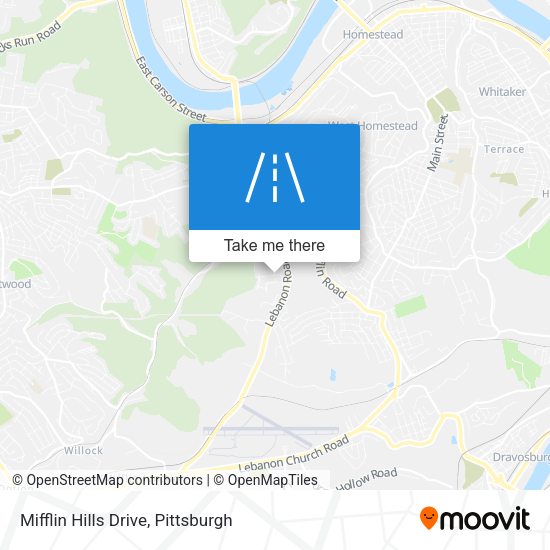 Mapa de Mifflin Hills Drive