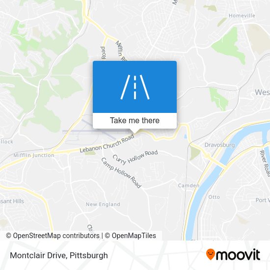 Mapa de Montclair Drive