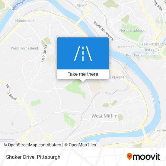 Mapa de Shaker Drive