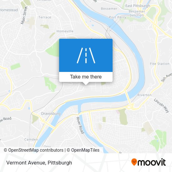 Mapa de Vermont Avenue