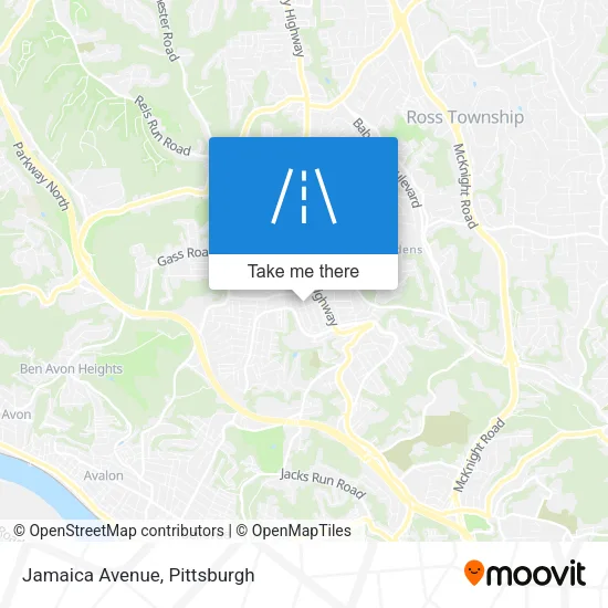 Jamaica Avenue map