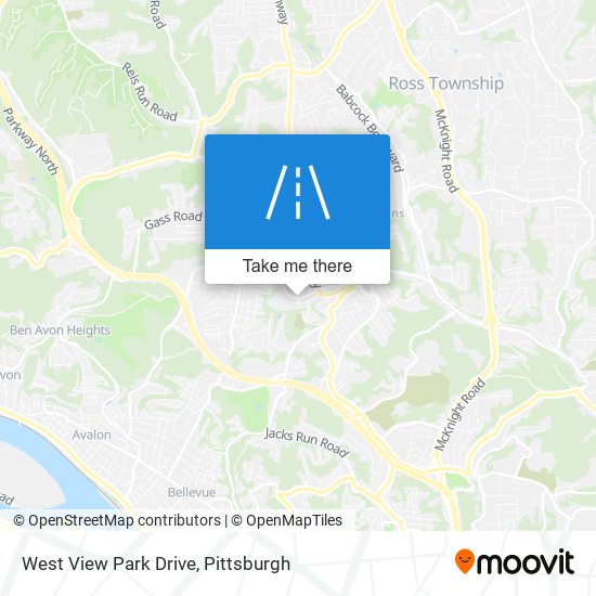 West View Park Drive map