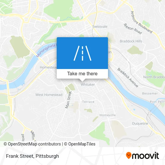 Frank Street map