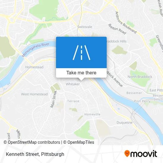 Kenneth Street map