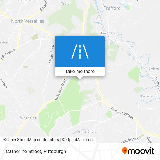 Catherine Street map