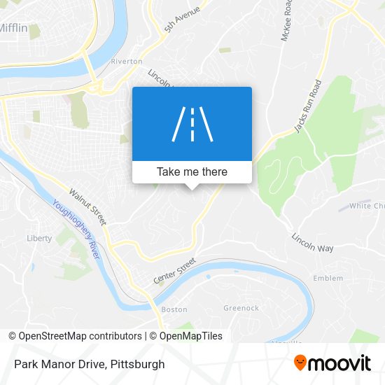Park Manor Drive map