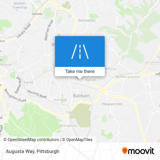 Augusta Way map