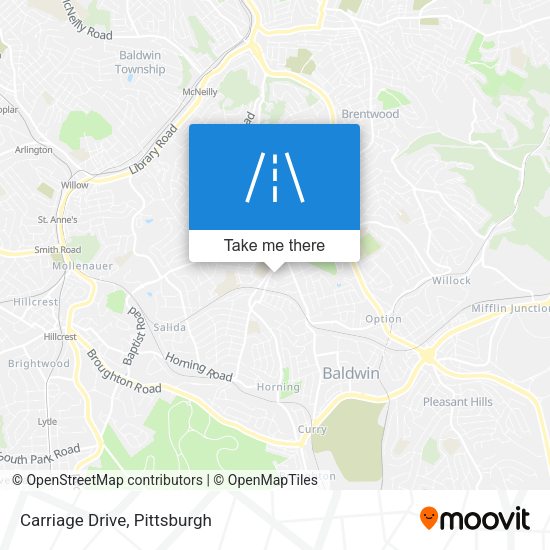 Mapa de Carriage Drive
